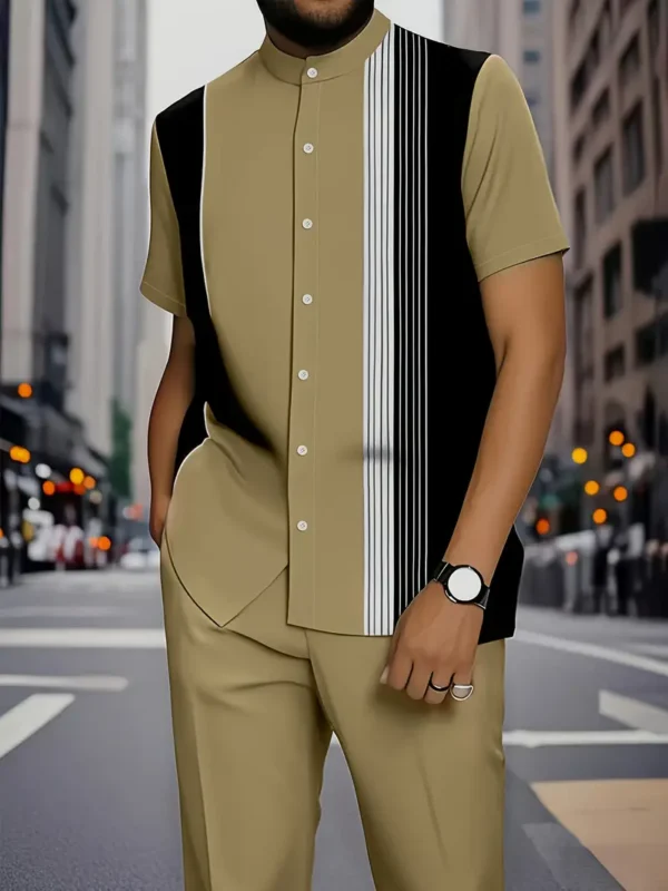 ygodcollective bold stripe shirt – classic fit