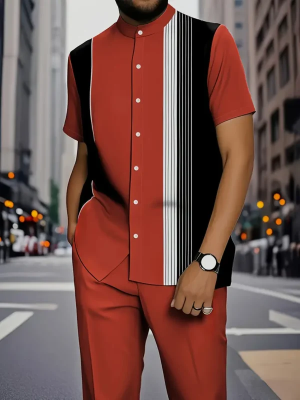 ygodcollective bold stripe shirt – classic fit